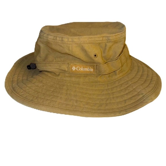 Columbia Boonie Bucket Hat Adult One Size Sun Safari Fishing Outdoor Khaki - Picture 1 of 7